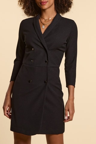 Vestido-camisa - Preto