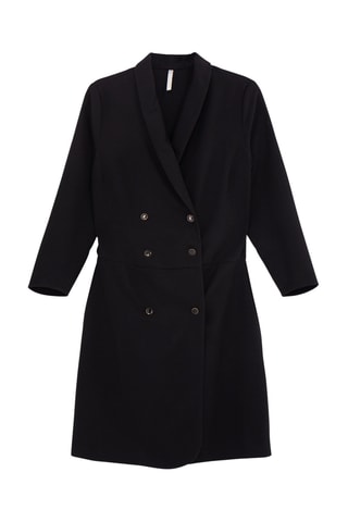 Vestido-camisa - Preto