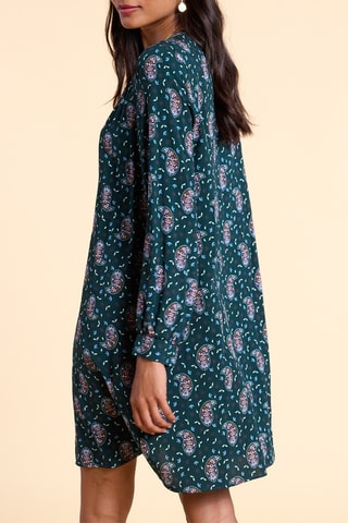 Vestido direito - Verde-escuro