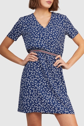 Vestido estilo patinadora - Azul-marinho - I.Code