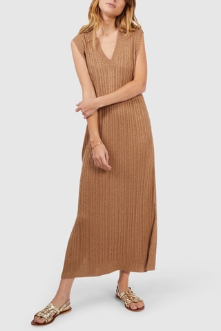 Vestido comprido - Castanho - I.Code