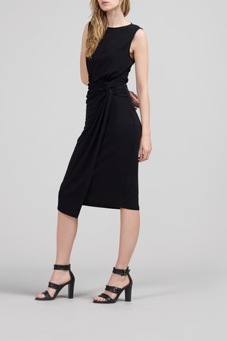 Vestido traçado - Preto - IKKS