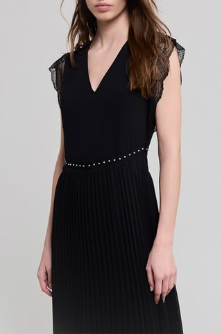 Vestido comprido - Preto - IKKS