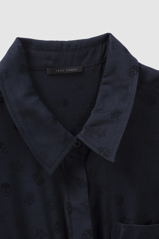 Vestido-camisa - Azul-marinho - IKKS