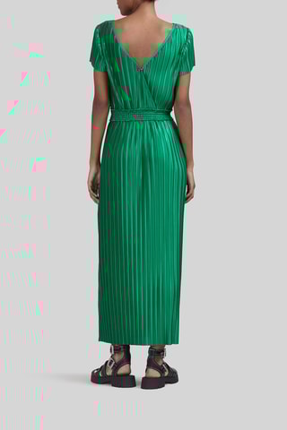 Vestido plissado - Verde - IKKS