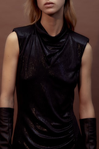 Vestido justo - Preto - IKKS