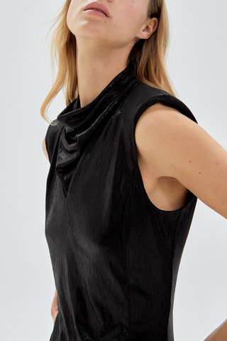 Vestido justo - Preto - IKKS