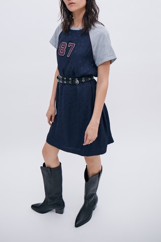 Vestido t-shirt - Azul-marinho - IKKS