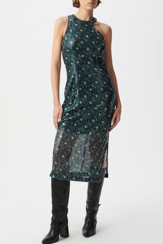 Vestido midi - Preto