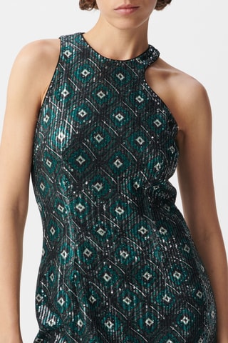 Vestido midi - Preto