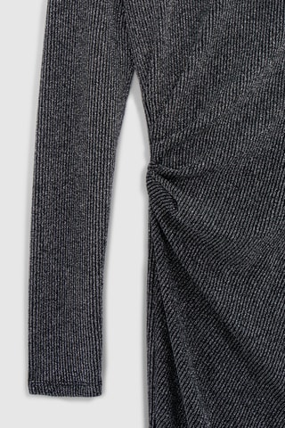 Vestido justo - Prateado