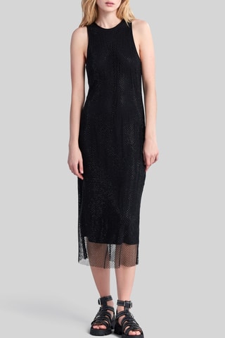 Vestido direito - Preto