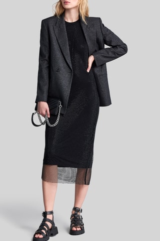 Vestido direito - Preto