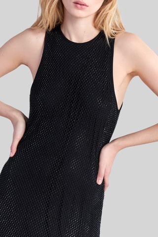 Vestido direito - Preto