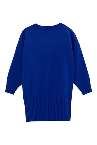 Vestido-camisola - Azul-elétrico