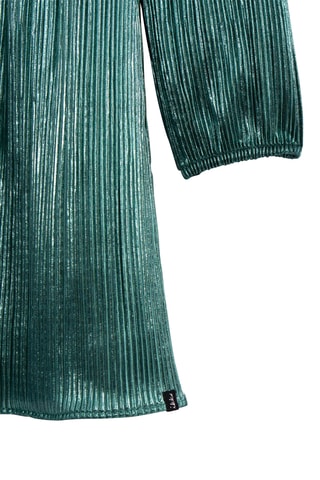 Vestido plissado - Preto