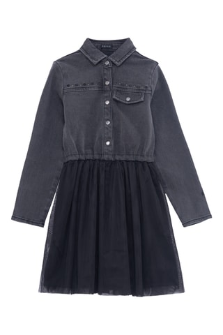 Vestido efeito ilusório - Preto