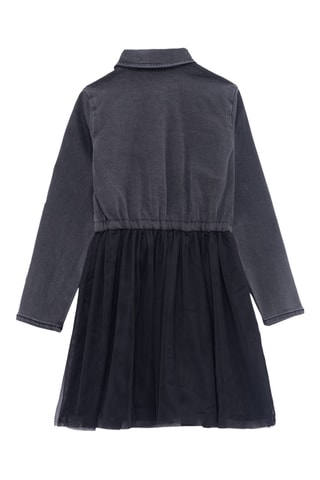 Vestido efeito ilusório - Preto