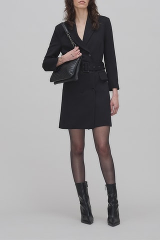 Vestido-camisa - Preto - IKKS