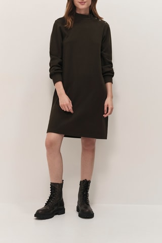 Vestido direito - Caqui-escuro - One Step