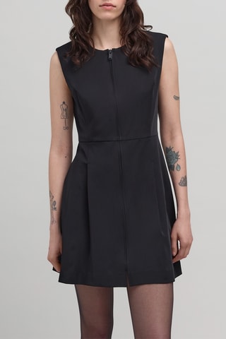 Vestido trapézio - Preto - IKKS