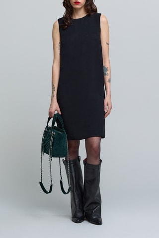 Vestido direito - Preto - IKKS