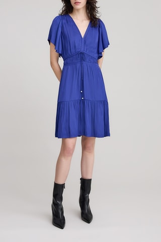 Vestido direito - Azul-real - IKKS
