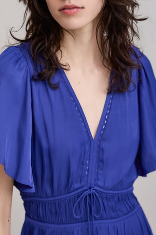 Vestido direito - Azul-real - IKKS