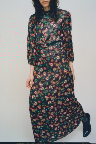 Vestido comprido - Preto - IKKS