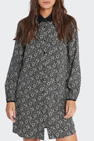 Vestido-camisa - Preto