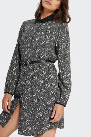 Vestido-camisa - Preto