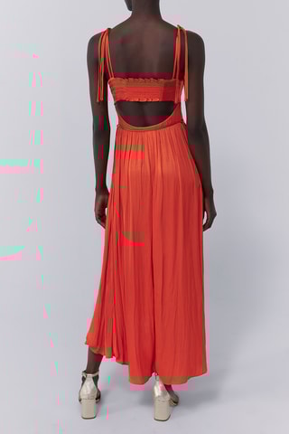 Vestido assimétrico - Laranja - IKKS