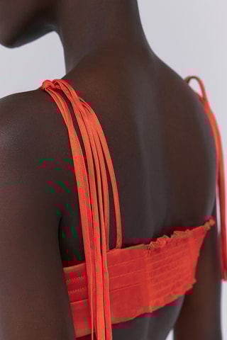 Vestido assimétrico - Laranja - IKKS