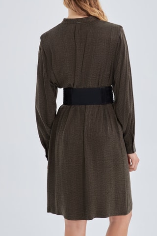 Vestido-camisa - Caqui