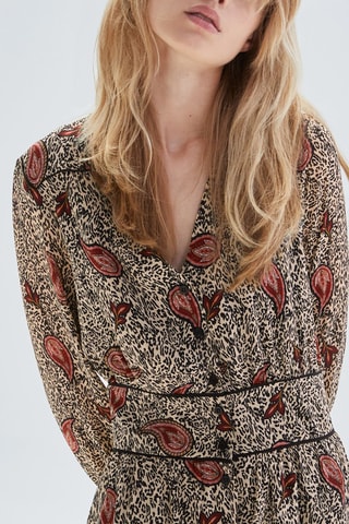 Vestido-camisa - Cru