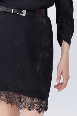 Vestido direito - Preto