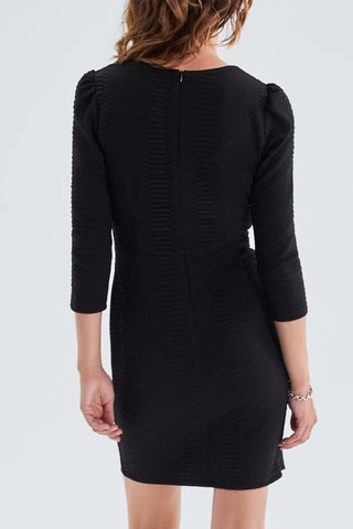 Vestido traçado - Preto