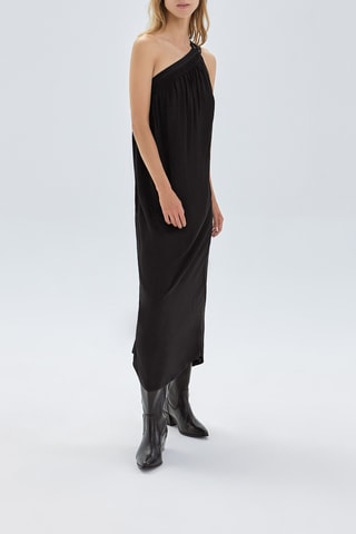 Vestido assimétrico - Preto