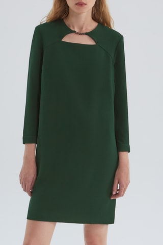 Vestido direito - Verde