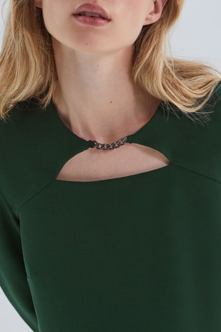 Vestido direito - Verde