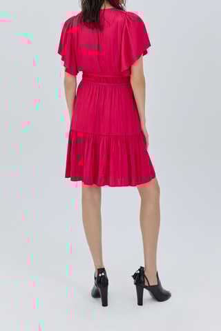 Vestido estilo patinadora - Fúcsia