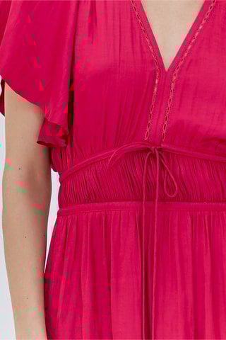 Vestido estilo patinadora - Fúcsia