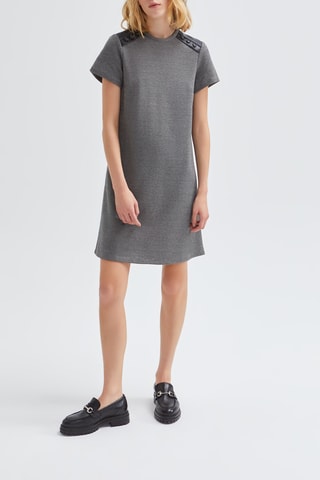 Vestido direito - Cinzento