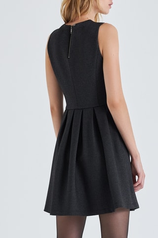 Vestido estilo patinadora - Preto
