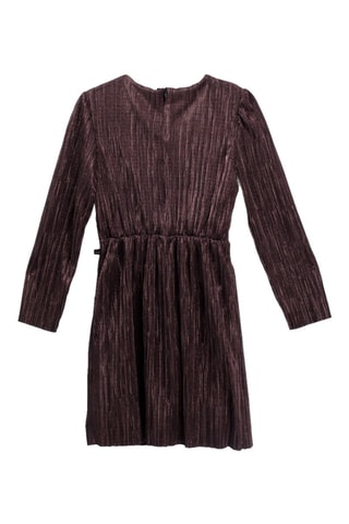 Vestido plissado - Violeta