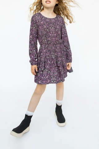 Vestido - Violeta e preto - IKKS Júnior