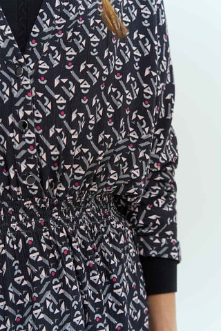 Vestido direito - Cinzento