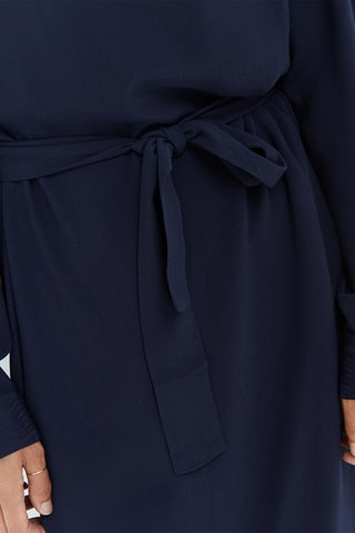 Vestido direito - Azul-marinho