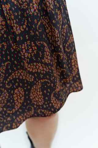 Vestido traçado - Preto