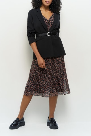 Vestido midi - Preto